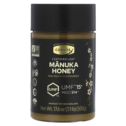 Comvita, Мед манука, UMF 15+, MGO 514+, 500 г (17,6 унции)