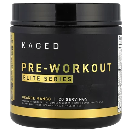 Kaged, Elite Series, перед тренировкой, апельсин и манго, 666 г (1,47 фунта)