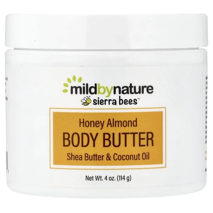 Mild By Nature, Sierra Bees™, масло для тела с медом и миндалем, 114 г (4 унции)