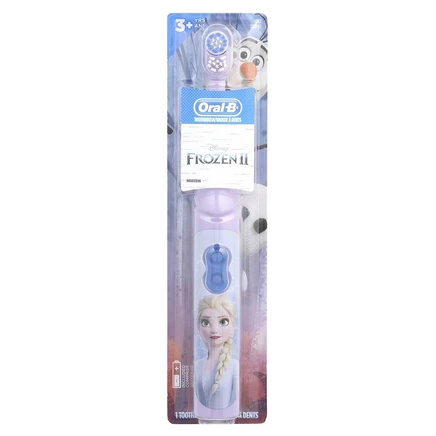 Oral-B, детская зубная щетка на батарейках, мягкая, «Холодное сердце», 1 шт.
