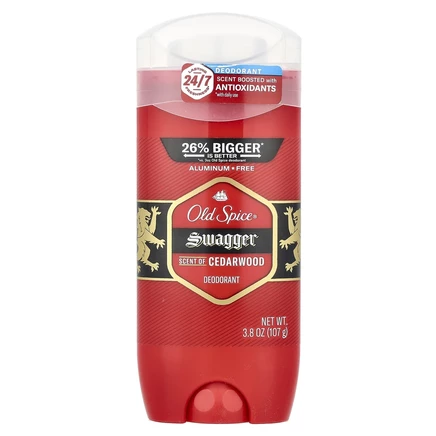 Old Spice, Swagger, дезодорант, кедр, 107 г (3,8 унции)