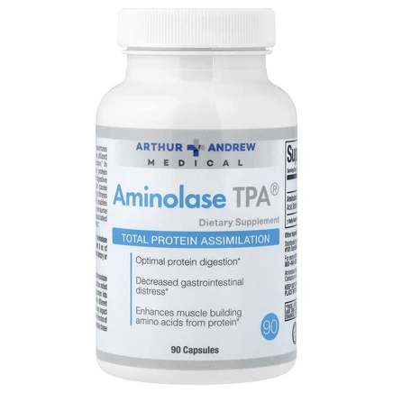 Arthur Andrew Medical, аминолаза TPA®, 90 капсул (250 мг в 1 капсуле)