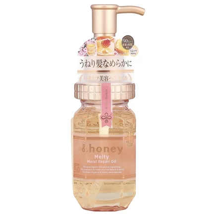 &honey, Melty Moist Repair Oil, розовый и мед для душа, 100 мл (3,4 жидк. Унции)