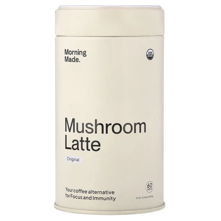 Morning Made Inc, грибной латте, оригинальный вкус, 300 г (10,58 унции)