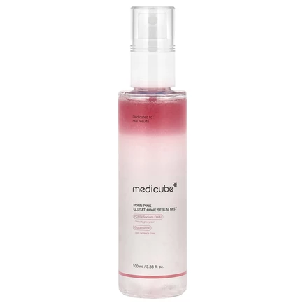 Medicube, PDRN Pink Glutathione Serum Mist, 100 мл (3,38 жидк. Унции)
