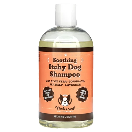 Natural Dog Company, шампунь для собак, успокаивающий зуд, 355 мл (12 унций)