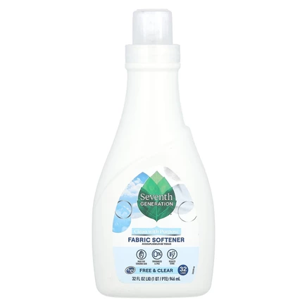 Seventh Generation, Кондиционер для белья, прозрачный и бесплатный, 946 мл (32 жидк. Унции)