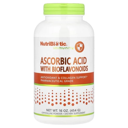 NutriBiotic, Immunity, аскорбиновая кислота с биофлавоноидами, 454 г (16 унций)