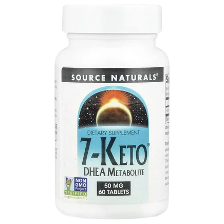 Добавка 7-кето Source Naturals 7-Keto, 50 мг, 60 таблеток