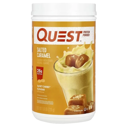 Quest Nutrition, протеиновый порошок, соленая карамель, 726 г (1,6 фунта)