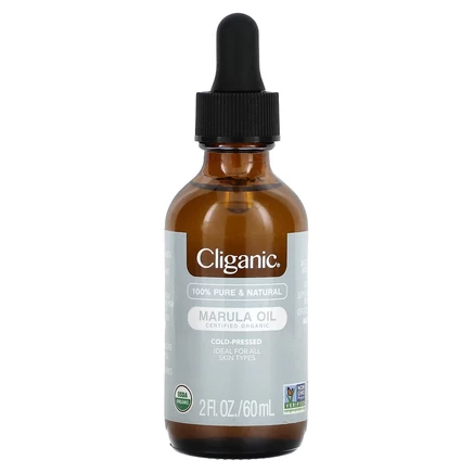 Cliganic, 100% чистое и натуральное, маруловое масло, 60 мл (2 жидк. Унции)