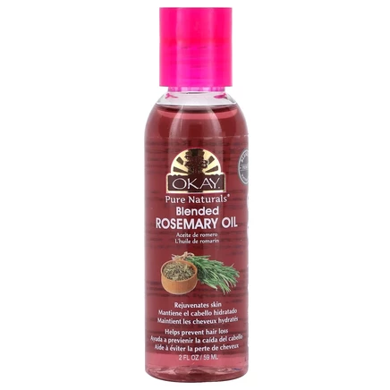 Okay Pure Naturals, Смешанное масло розмарина, 59 мл (2 жидк. Унции)