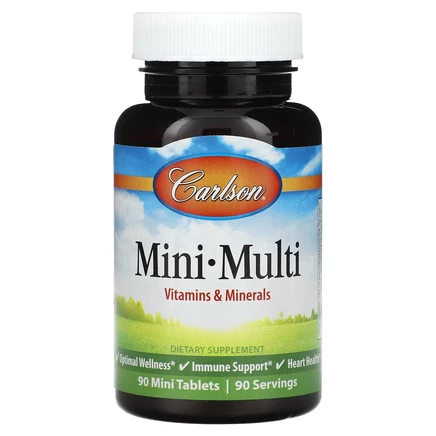 Мультивитамины Carlson Mini Multi, 90 мини-таблеток