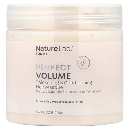 NatureLab Tokyo, Perfect Volume, утолщающая и кондиционирующая маска для волос, 200 мл (6,7 жидк. Унции)