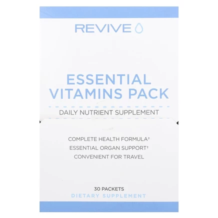 Revive, Essential Vitamins Pack, 30 пакетиков