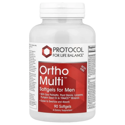 Protocol for Life Balance, Ortho Multi, капсулы для мужчин, 90 капсул