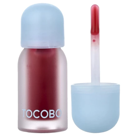 Tocobo, масло для губ, сочные ягоды, для увеличения объема губ, оттенок 06, ягодная конфета, 4 г (0,14 унции)