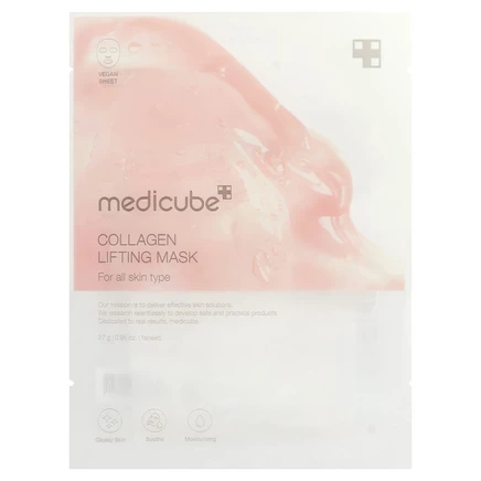 Medicube, маска для лица с коллагеном, 1 шт., 27 г (0,95 унции)