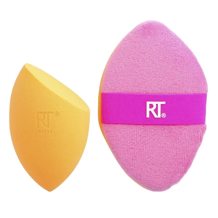 Real Techniques, Miracle 2-в-1 пудра и спонж для лица Miracle Complexion Sponge®, набор из 2 предметов