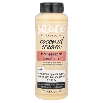 Sauce Beauty, Кондиционер для интенсивного восстановления, кокосовый крем, 300 мл (10 жидк. Унций)
