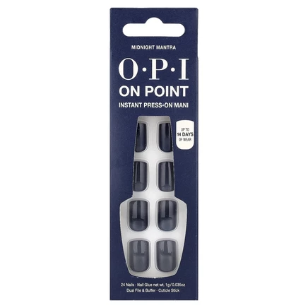 OPI, On Point, мгновенный массажер для лица, короткая, полуночная мантра, набор из 27 предметов