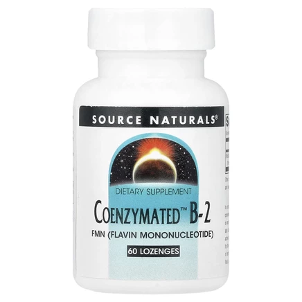 Source Naturals, ферментированный витамин B-2, 60 мг, 120 пастилок