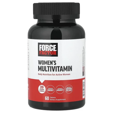 Force Factor, мультивитамины для женщин, 60 таблеток