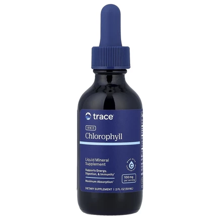 Trace Minerals ®, ионный хлорофилл, 100 мг, 59 мл (2 жидк. унции)