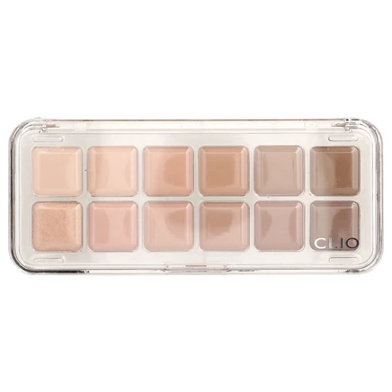 Clio, Pro Eye Palette Air, оттенок 08 латте, 1 шт.