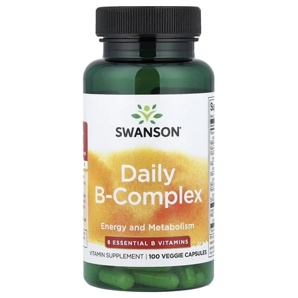 Swanson, Daily B-Complex, 100 растительных капсул