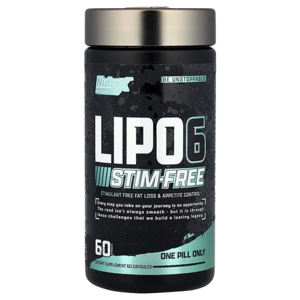 Добавка Nutrex Research Lipo-6 Stim-Free, 60 капсул