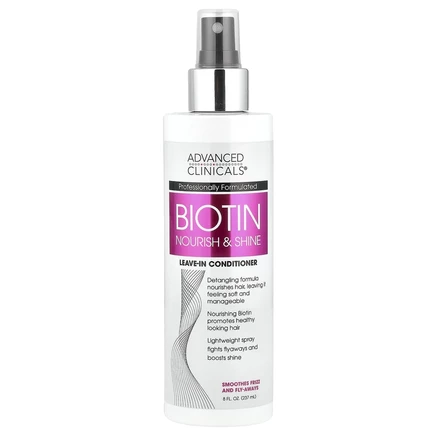 Advanced Clinicals, Biotin, Leave-In Treatment, 8 fl oz (237 ml)