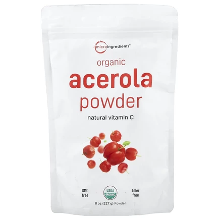 Micro Ingredients, Органическая ацерола в порошке, 227 г (8 унций)
