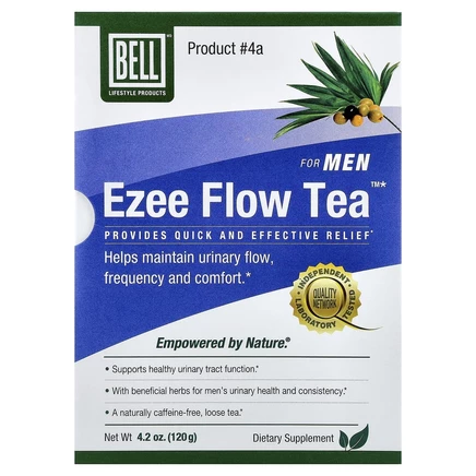 Bell Lifestyle, Чай Ezee Flow для мужчин, 120 г (4,2 унции)