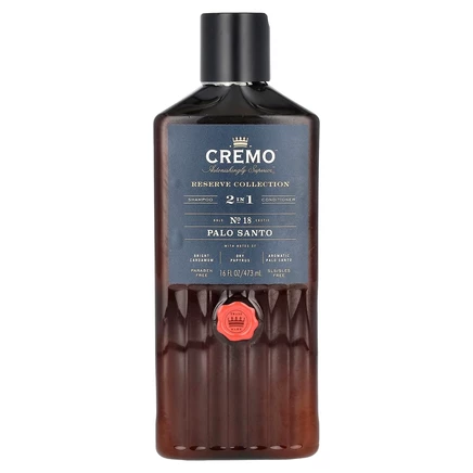 Cremo, Reserve Collection, 2 в 1, шампунь и кондиционер, пало санто, 473 мл (16 жидк. унций)