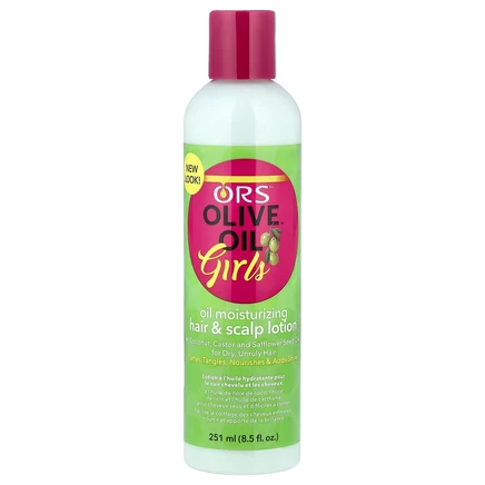 ORS, Olive Oil™ Girls, масляный увлажняющий лосьон для волос и кожи головы, 251 мл (8,5 жидк. унции)
