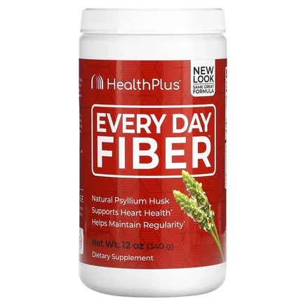 Health Plus, каждый день, клетчатка, 340 г (12 унций)