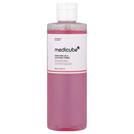 Medicube, PDRN Pink Cica, успокаивающий тоник, 250 мл (8,45 жидк. Унции)