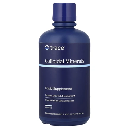 Trace Minerals ®, коллоидные минералы, без добавок, 946 мл (32 жидк. унции)