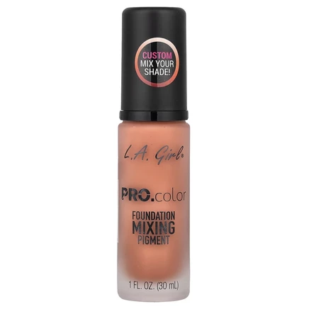 L.A. Girl, PRO.color, пигмент для смешивания тонального крема, GLM713 оранжевый, 30 мл (1 жидк. унция)