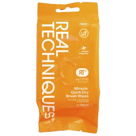 Real Techniques, Cleanse + Extension, салфетки для быстрой сушки волос Miracle, 20 шт.