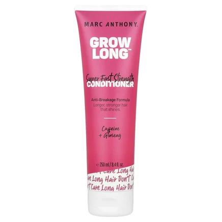 Marc Anthony, Grow Long ™, сверхбыстродействующий кондиционер, кофеин и женьшень, 250 мл (8,4 жидк. Унции)