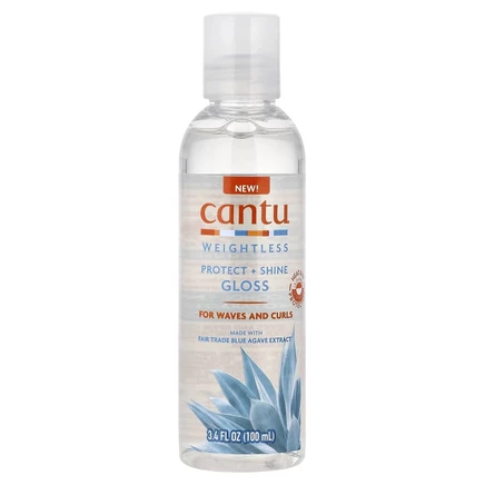 Cantu, Weightless, защита и блеск, для завивки и кудрей, 100 мл (3,4 жидк. Унции)