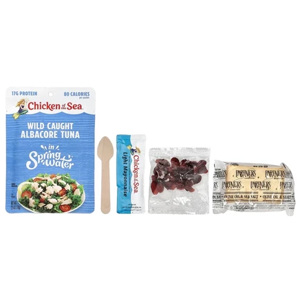 Chicken of the Sea, Packet Up! ™, набор для салата из белого тунца, 1 набор, 116 г (4,1 унции)