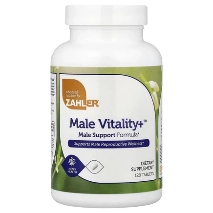 Zahler, Male Vitality +, 120 таблеток