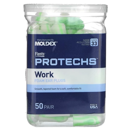 Flents, Protechs, беруши, для работы, 50 пар