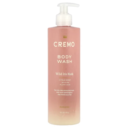 Cremo, Гель для душа, дикий ирис и мускус, 473 мл (16 жидк. Унций)