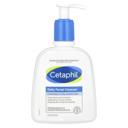 Cetaphil, Ежедневное очищающее средство для лица, 237 мл (8 жидк. Унций)