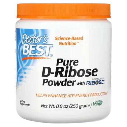 Doctor's Best, чистая D-рибоза в порошке, 250 г (8,8 унции)