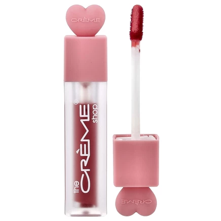 The Creme Shop, Glossy 12 HR+, краситель для губ, Smitten, 5,5 г (0,194 унции)